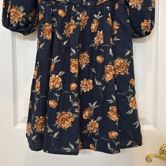 NWT Abercrombie & Fitch Emerson Linen-Blend Puff Sleeve Mini Dress Size XS - Picture 9 of 15